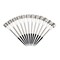 Pure Garden 12.2 Stainless Steel Outdoor Solar Path Lights, Silver, 12PK 50-LG1067 - alternate 4